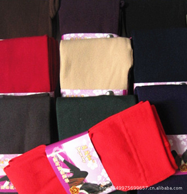 批發(fā)秋冬加厚保暖竹炭拉絨單面拉絨9分褲踩腳打底褲